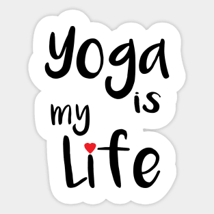 Yoga is my Life Sticker